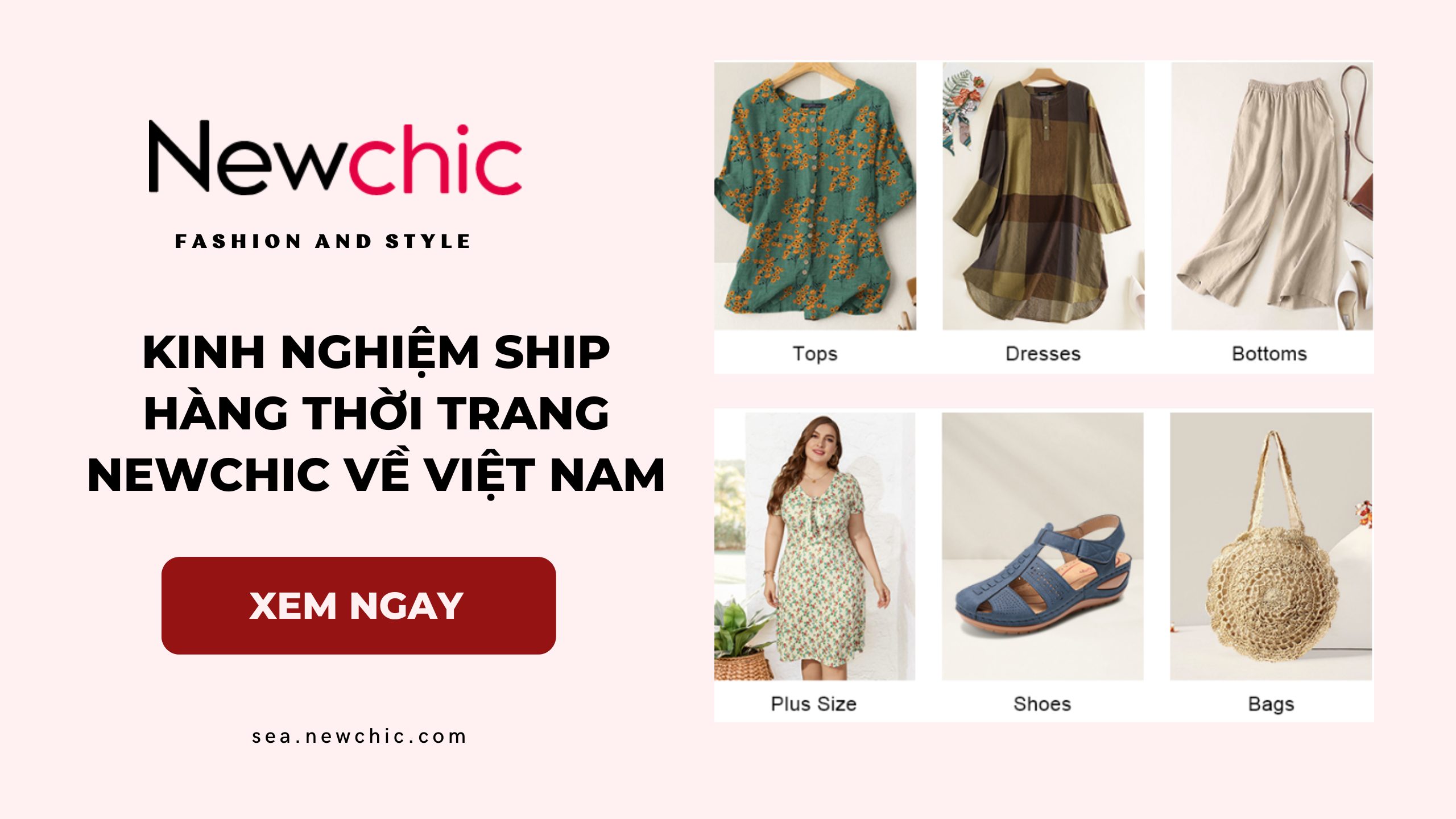 Kinh nghiệm ship hàng thời trang Newchic về Việt Nam